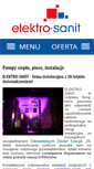 Mobile Screenshot of elektro-sanit.pl